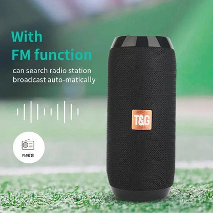 Portable Speaker Wireless  Bluetooth-compatible Subwoofer Outdoor Waterproof Loudspeaker Stereo Surround Support FM RadioTF - Tech Triumph Shop