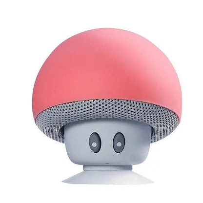 Cute Cartoon Bluetooth Speaker Mushroom Shape Upgraded Suction Cup Mini Speaker Dustproof Birthday Gift for Kids Women Tech Triumph Shop