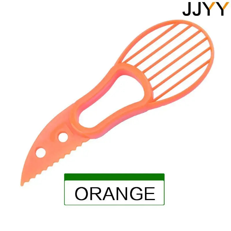 JJYY 3 In 1 Avocado Slicer Shea Corer Butter Fruit Peeler Cutter Pulp Separator Plastic Knife Kitchen Vegetable Tools Tech Triumph Shop