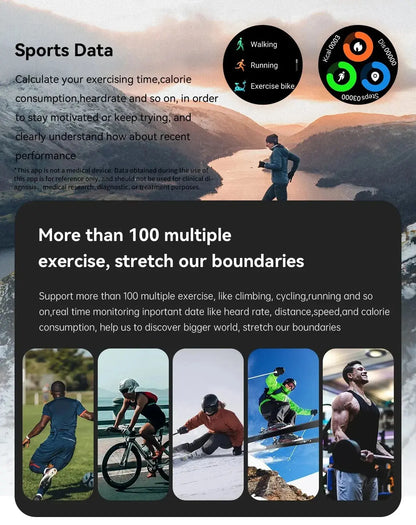 LIGE New1.39" Bluetooth Call Smart Watch Men Outdoor Sport Fitness Heart Rate Health Monitoring Smartwatch for Android IOS Phone Tech Triumph Shop