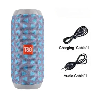 Portable Speaker Wireless  Bluetooth-compatible Subwoofer Outdoor Waterproof Loudspeaker Stereo Surround Support FM RadioTF - Tech Triumph Shop