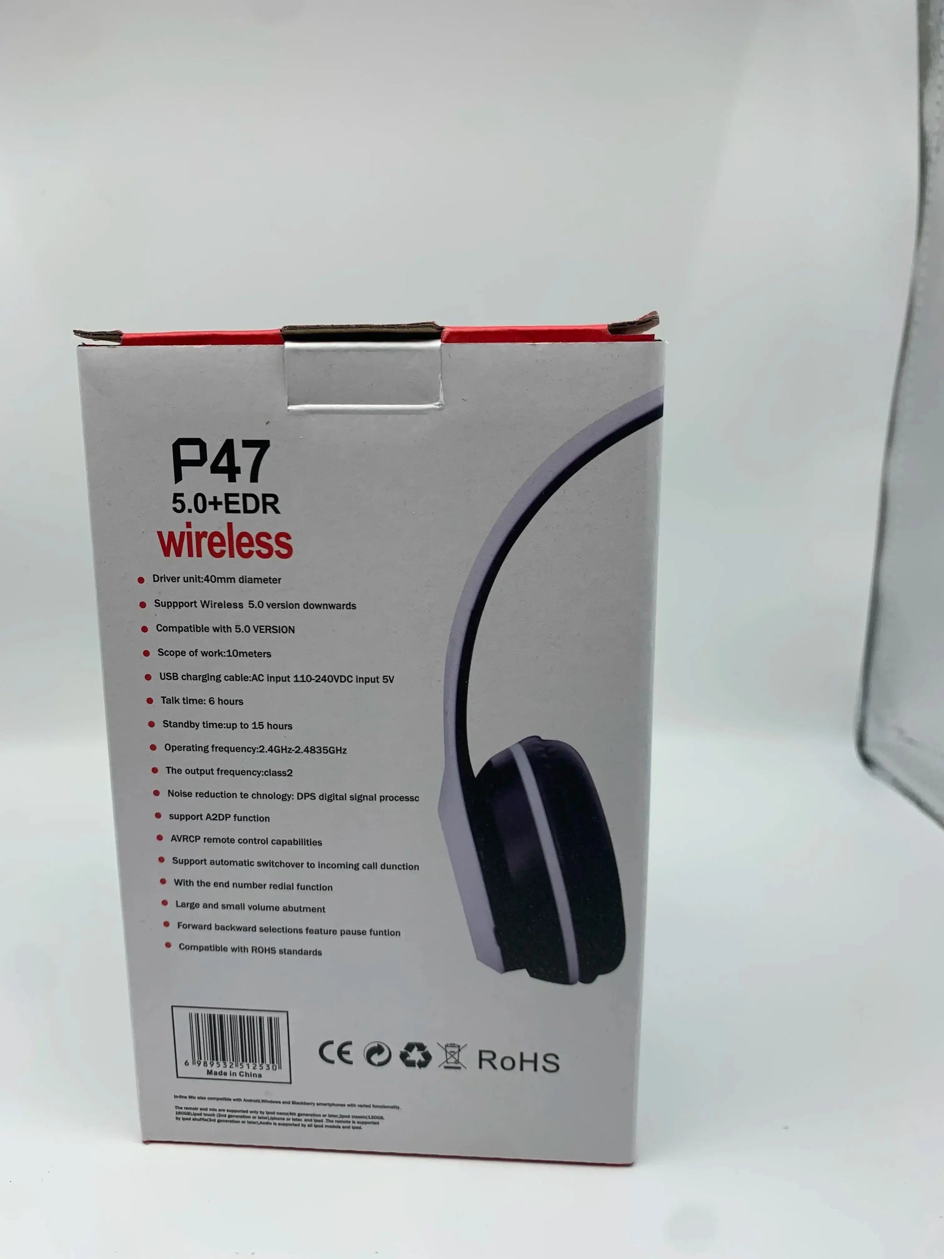 P47 Wireless bluetooth headphone With Mic Noise Cancelling Headsets Stereo Sound Earphones Sports Gaming Headphones Supports PC Tech Triumph Shop
