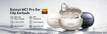 Baseus Bowie E19 Wireless Earphones Bluetooth 5.3 Big Bass 12mm Drivers IPX5 Waterproof Earbuds 33Hrs Battery Life Headphones Tech Triumph Shop