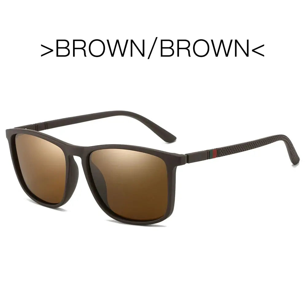 Sports Sunglasses for Men Polarized Comfortable Wear Square Sun Glasses Male Light Weight Eyewear Accessory with Origina UV400 Tech Triumph Shop