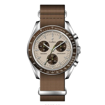 CADISEN New Men's Watches Luxury Quartz Wrist Watch For Men Sapphire AR Coated Tech Triumph Shop
