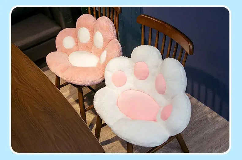 Cat Paw Chair Cushion Lovely Cat Paw CushionCat Paw Shape Chair Cushion Cozy Seat Pad Floor Cushion Seat Pillow Tech Triumph Shop