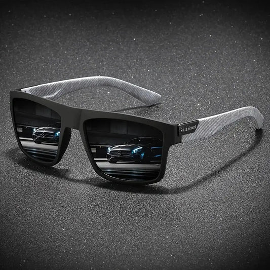 Fashion Vintage Square Polarized Sunglasses Men Women Driving Fishing Luxury Brand Designer Sun Glasses Driver's Eyewear UV400 Tech Triumph Shop