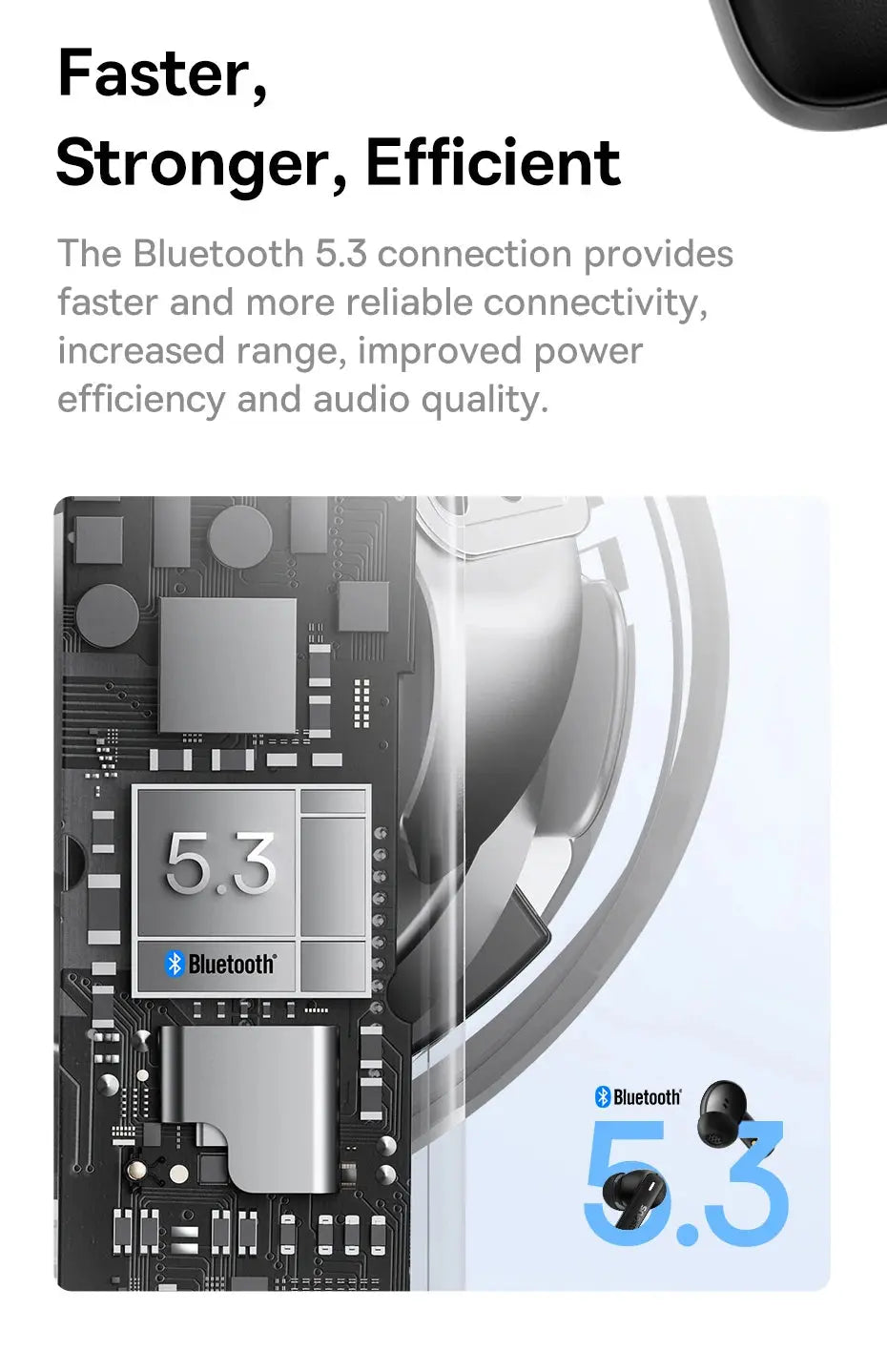 Baseus Bowie E19 Wireless Earphones Bluetooth 5.3 Big Bass 12mm Drivers IPX5 Waterproof Earbuds 33Hrs Battery Life Headphones Tech Triumph Shop