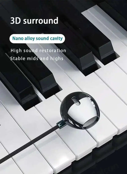 9D Bass Stereo Type C&3.5mm Headphones Volume Control Headset With HD Mic Wired Earbuds For iPhone15/16 Samsung Galaxy Earphones Tech Triumph Shop