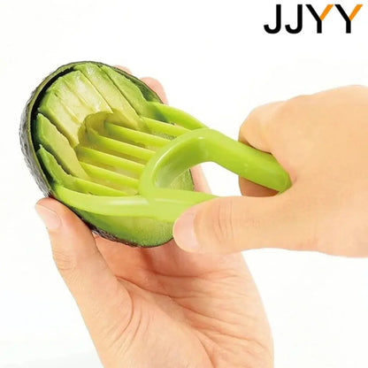 JJYY 3 In 1 Avocado Slicer Shea Corer Butter Fruit Peeler Cutter Pulp Separator Plastic Knife Kitchen Vegetable Tools Tech Triumph Shop