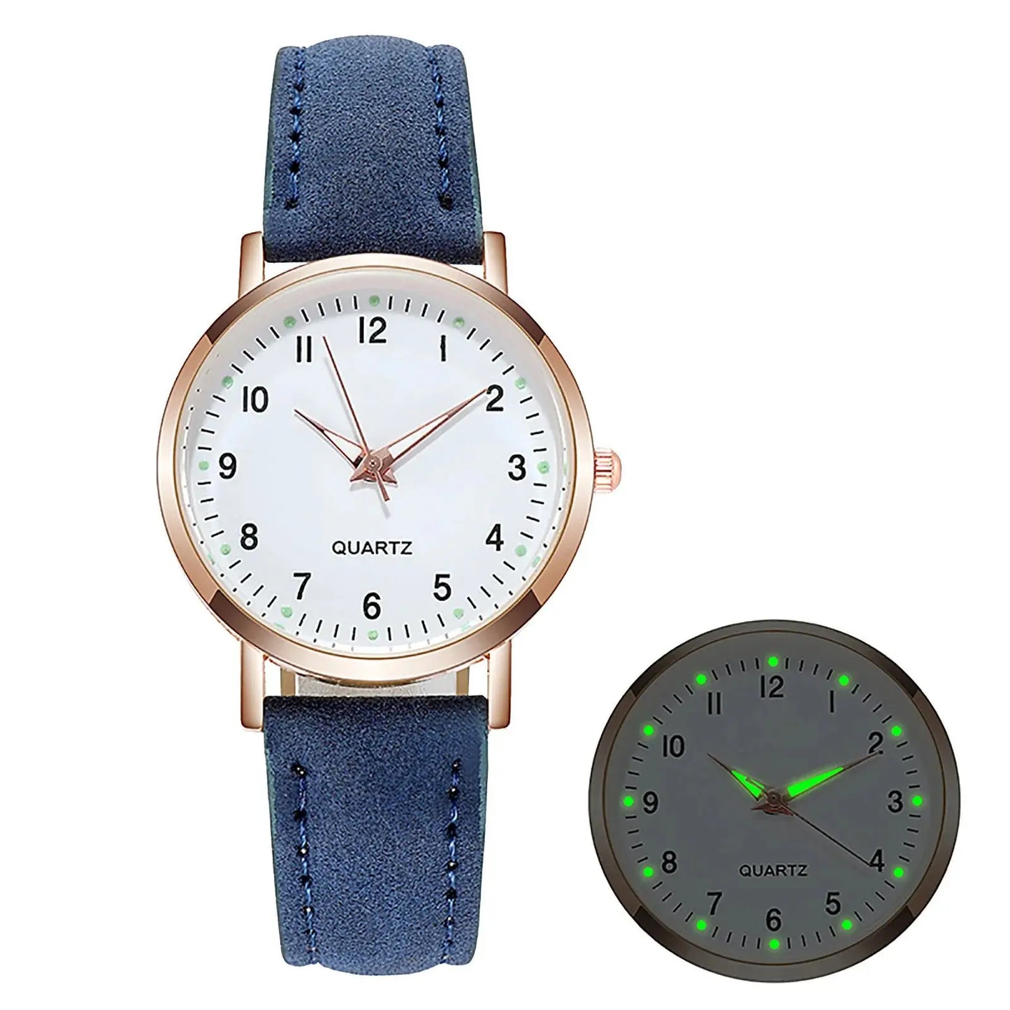 Reloj Mujer Fashion Watch For Women Leather Belt Watches Ladies Luxury Analog Quartz Luminous Wristwatch Clock Relogio Feminino Tech Triumph Shop