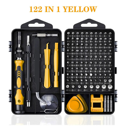 25/115/135/140 in1 Screwdriver Set  Magnetic Torx Phillips Screw Bit Kit  With Electrical Remover Wrench Repair Phone PC Tools Tech Triumph Shop