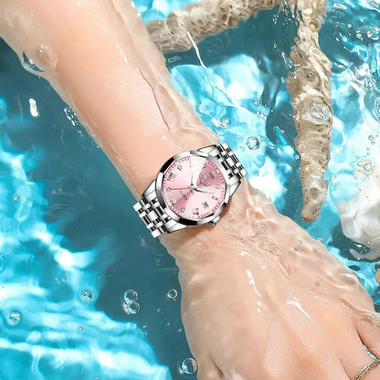 LIGE Elegant Ultrathin Nordic Simple Style Quartz Movement Women's Wristwatch Fashion Stainless Steel Bracelet Belt Woman Watch Tech Triumph Shop