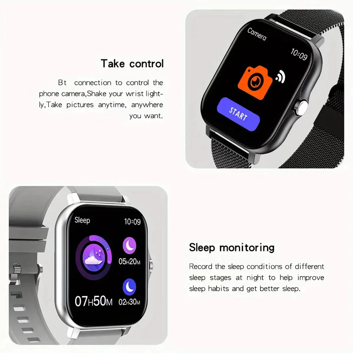 LAXASFIT 2025 New Smart Watch Bluetooth Talk Full Touch Screen Heart Rate Monitor Sports Fitness Smart Watch Men Women Gift - Tech Triumph Shop