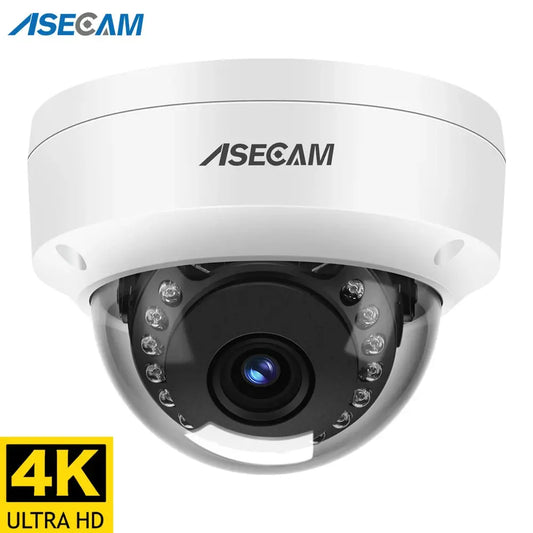 8MP 4K POE IP Camera IK10 Explosion-proof Outdoor H.265 Onvif Metal Dome CCTV Security Protection 4MP Video Surveillance Tech Triumph Shop
