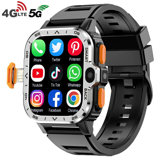 Valdus PGD Android Smart Watch Men GPS 16G/64G ROM Storage HD Dual Camera NFC 2G 4G SIM Card WIFI Wireless Fast Internet Access - Tech Triumph Shop
