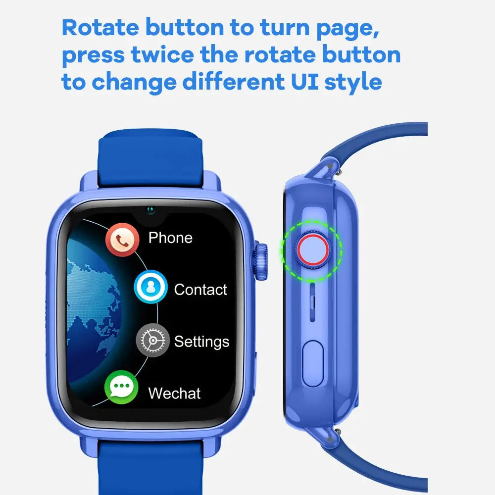 4G Smart Watch Kids GPS WIFI Video Call SOS APP Download Child Smartwatch Camera Monitor Tracker Location Phone Watch - Tech Triumph Shop