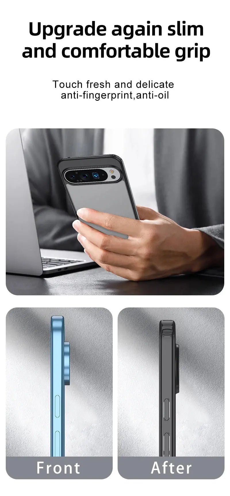 For Google Pixel 9 Pro XL 8 7 Pro 8a 7a Magsafe Case Matte White & Clear Wireless Charging Shockproof Magnetic Armor Cover Tech Triumph Shop