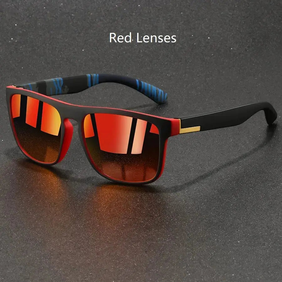 Fashion Vintage Square Sunglasses Men Women Fishing Driving Man Luxury Brand Designer Sun Glasses Anti-Glare Retro Eyewear UV400 Tech Triumph Shop