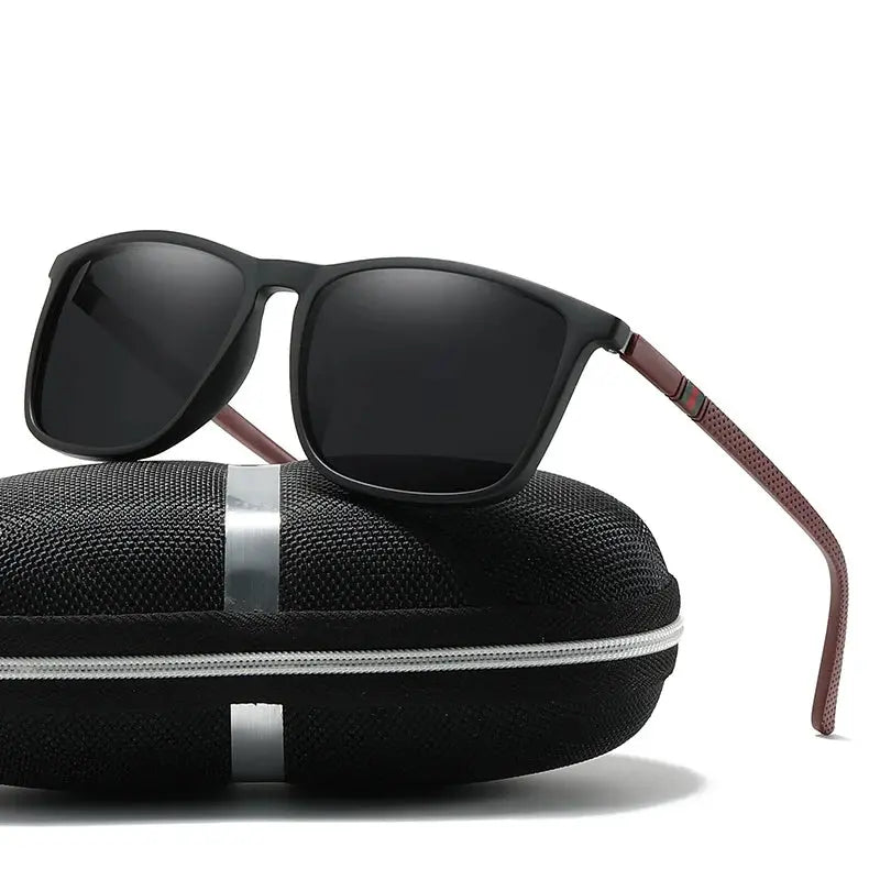 Sports Sunglasses for Men Polarized Comfortable Wear Square Sun Glasses Male Light Weight Eyewear Accessory with Origina UV400 Tech Triumph Shop