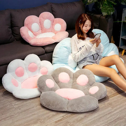 Cat Paw Chair Cushion Lovely Cat Paw CushionCat Paw Shape Chair Cushion Cozy Seat Pad Floor Cushion Seat Pillow Tech Triumph Shop