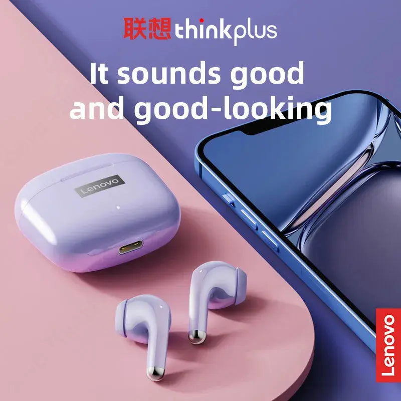 Lenovo LP40 Pro TWS Bluetooth 5.1 Quick Connect Earphones Ergonomic Design Headphones Powerful Transmission Speed Headset Tech Triumph Shop