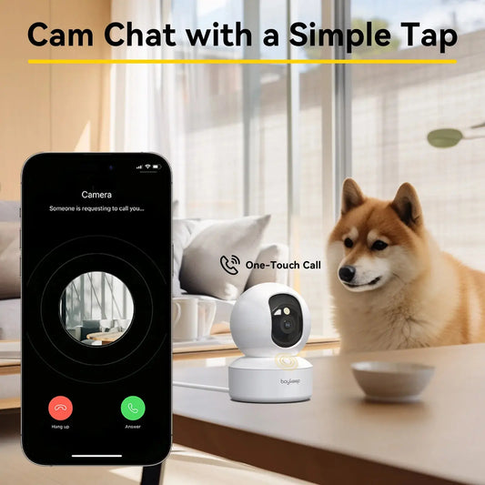 BoyKeep Smart Camera 2K Security Protection Wifi Surveillance 5G/2.4GHz Indoor Baby Night Vision 360° Pan & Tilt 2-Way Audio K30 Tech Triumph Shop