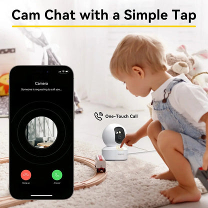 BoyKeep 3MP 5G/2.4GHz WiFi Indoor Home Security IP Smart Baby Monitor Camera Automatic Tracking 24/7 Video Surveillance Camera Tech Triumph Shop