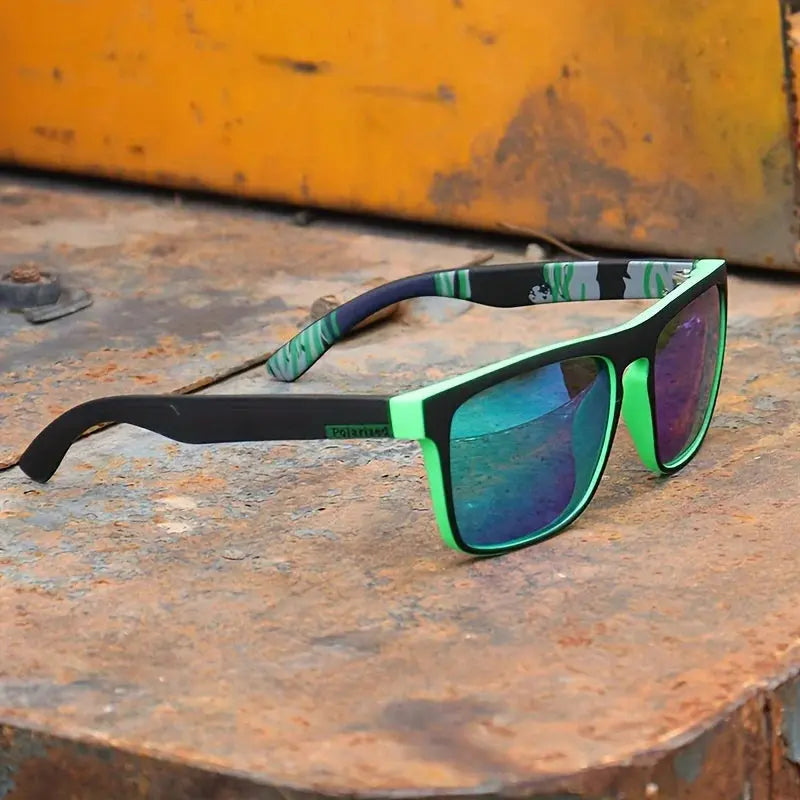 Fashion Vintage Square Polarized Sunglasses Men Women Driving Fishing Luxury Brand Designer Sun Glasses Driver's Eyewear UV400 Tech Triumph Shop