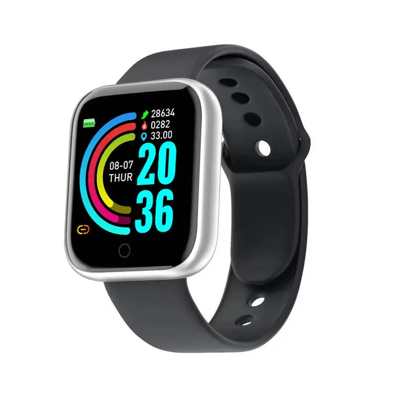 Multifunctional Smart Watch Men Women Bluetooth Connected Phone Music Fitness Sports Bracelet Sleep Monitor Y68 Smartwatch D20 - Tech Triumph Shop