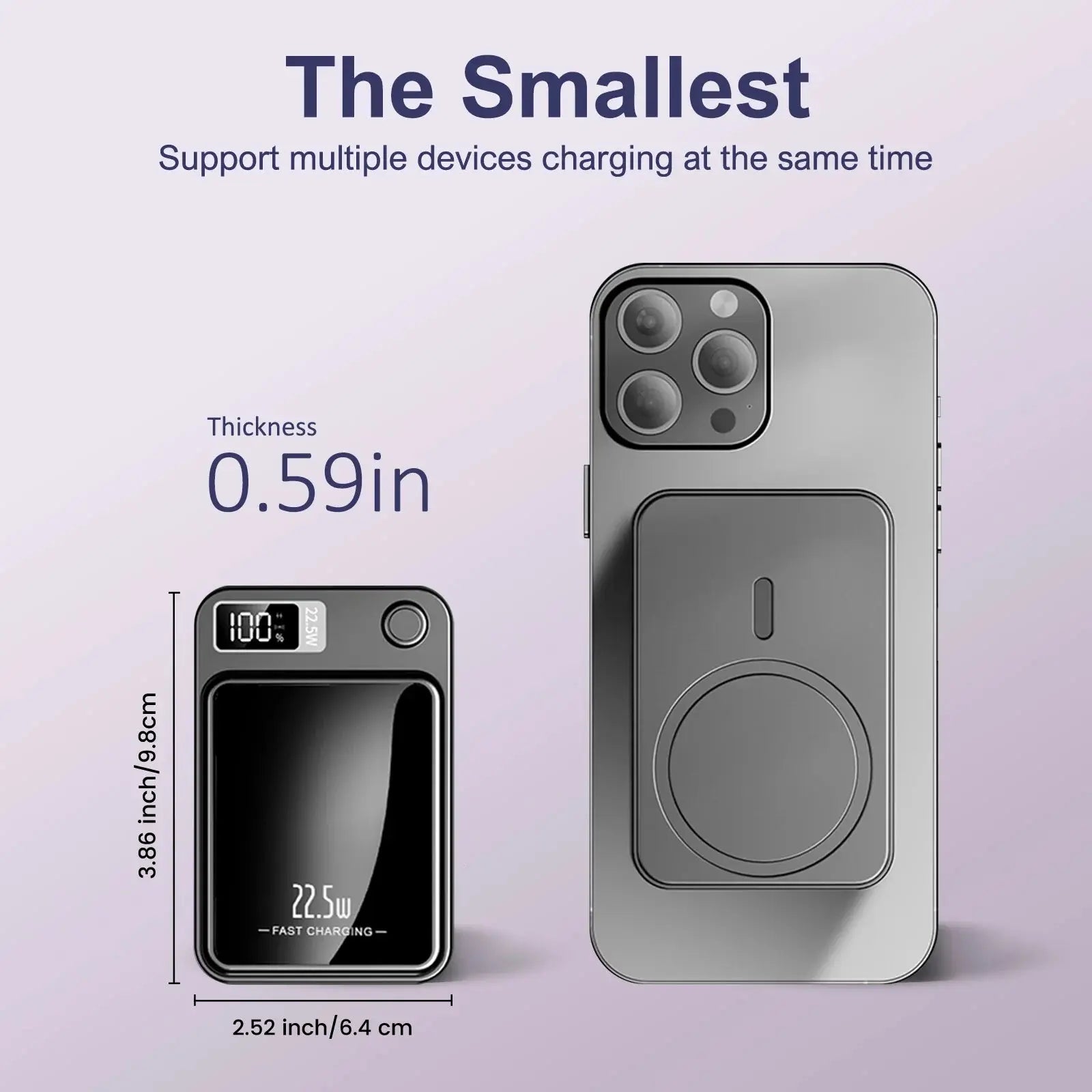 10000mAh Power Bank Magnetic Wireless Charger PD 22.5W Fast Charging for iPhone 15/14/13/12/Pro Max/Pro/Plus/Mini/ AirPods 3/2 Tech Triumph Shop