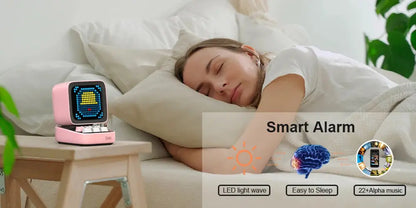 Divoom Ditoo-Pro Retro Pixel Art Bluetooth Portable Speaker Alarm Clock DIY LED Display Board, Cute Gift Home Light Decoration Tech Triumph Shop