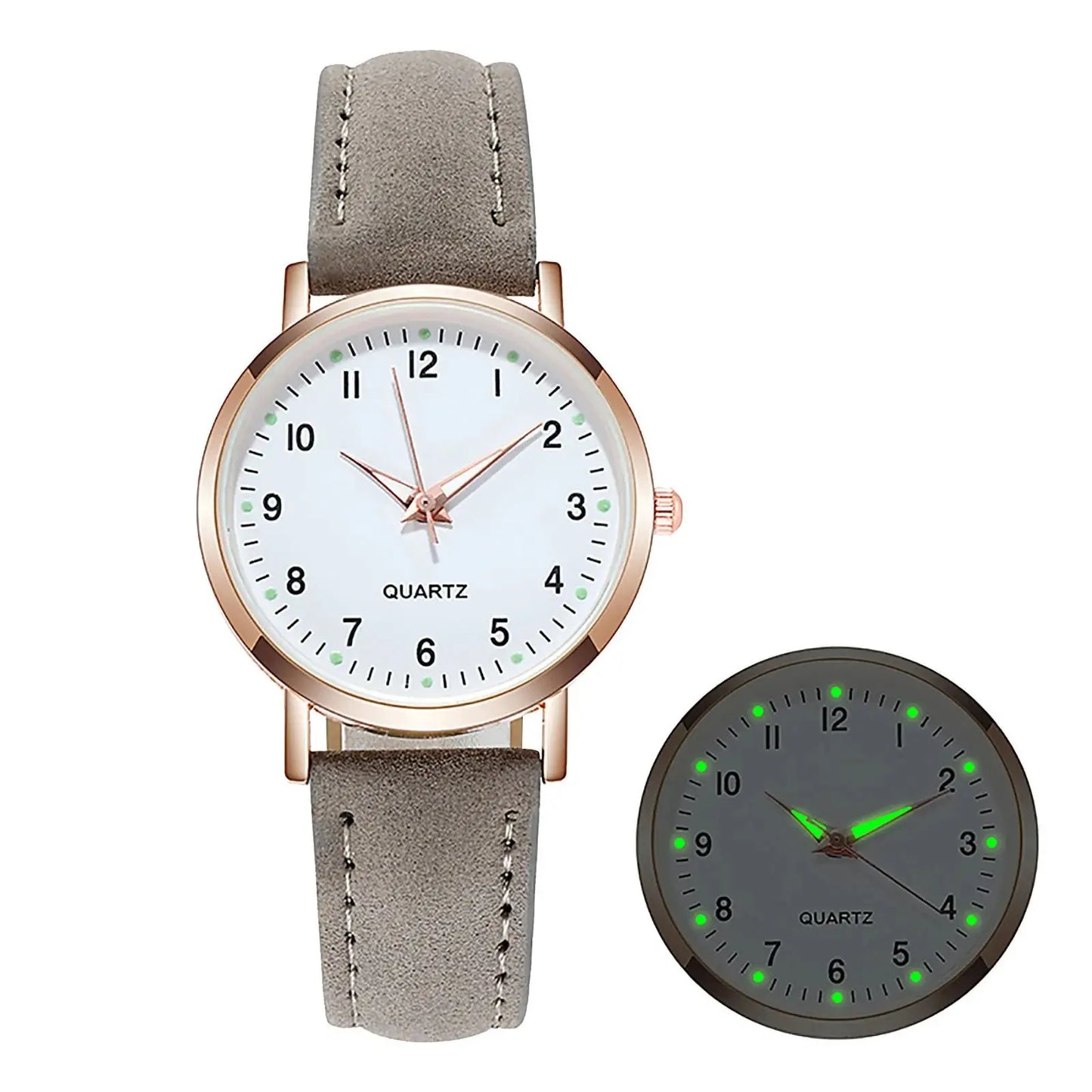 Reloj Mujer Fashion Watch For Women Leather Belt Watches Ladies Luxury Analog Quartz Luminous Wristwatch Clock Relogio Feminino Tech Triumph Shop