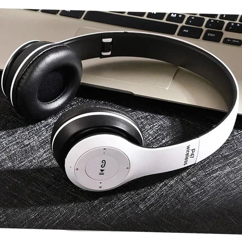 P47 Wireless bluetooth headphone With Mic Noise Cancelling Headsets Stereo Sound Earphones Sports Gaming Headphones Supports PC Tech Triumph Shop