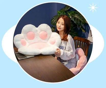 Cat Paw Chair Cushion Lovely Cat Paw CushionCat Paw Shape Chair Cushion Cozy Seat Pad Floor Cushion Seat Pillow Tech Triumph Shop