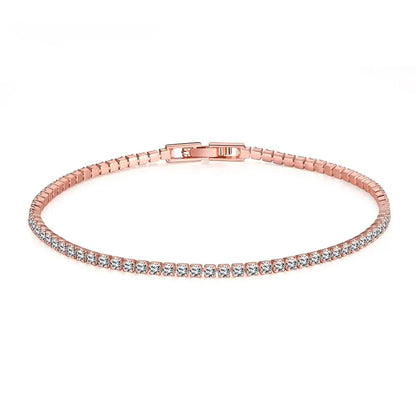 Solid 18K 14K Gold Moissanite Tennis Bracelet for Women D VVS1 Round 925 Sterling Silver Luxury Bracelet for Engagement Tech Triumph Shop