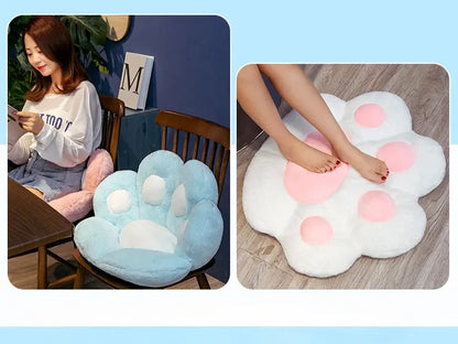 Cat Paw Chair Cushion Lovely Cat Paw CushionCat Paw Shape Chair Cushion Cozy Seat Pad Floor Cushion Seat Pillow Tech Triumph Shop