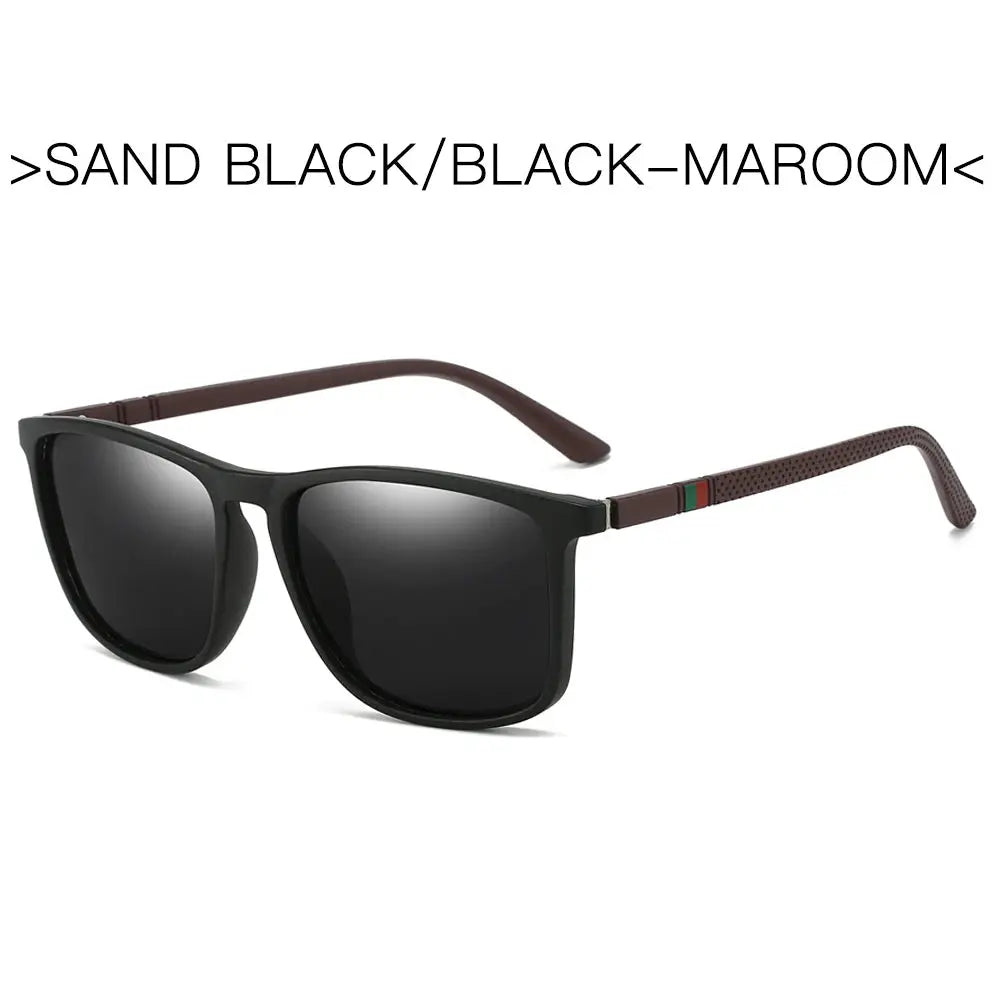 Sports Sunglasses for Men Polarized Comfortable Wear Square Sun Glasses Male Light Weight Eyewear Accessory with Origina UV400 Tech Triumph Shop