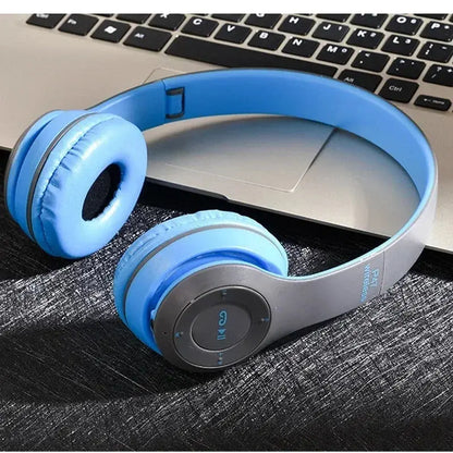 P47 Wireless bluetooth headphone With Mic Noise Cancelling Headsets Stereo Sound Earphones Sports Gaming Headphones Supports PC Tech Triumph Shop