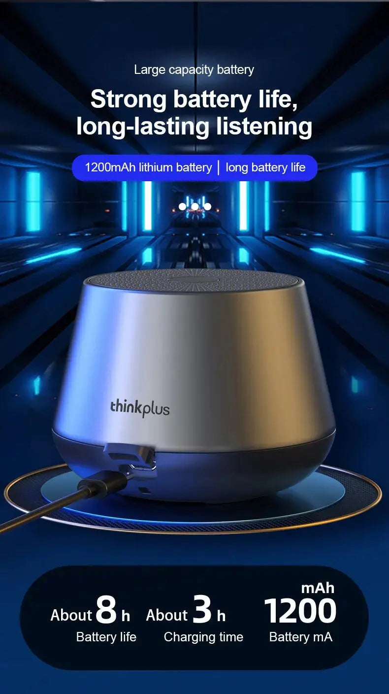 Original Lenovo K3 Pro Bluetooth V5.0 Speaker Big Audio With Deep Bass Sound Outdoor Soundbox Music Portable Camping Loudspeaker - Tech Triumph Shop