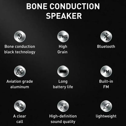2025 Hot Bone Conduction Speaker Bluetooth-Compatible TWS Wireless Stereo Sound Hummingbird Speaker - Tech Triumph Shop