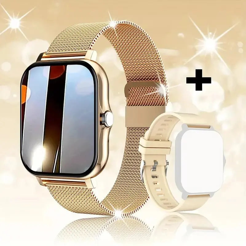 LAXASFIT 2025 New Smart Watch Bluetooth Talk Full Touch Screen Heart Rate Monitor Sports Fitness Smart Watch Men Women Gift - Tech Triumph Shop