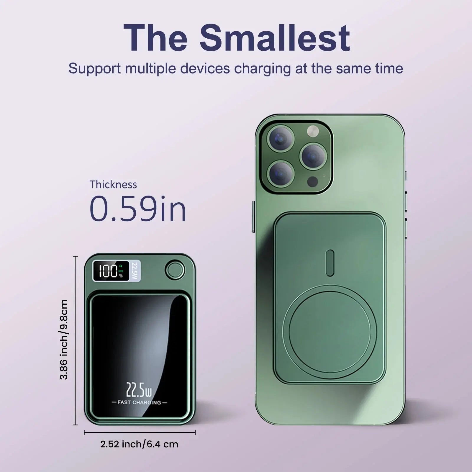 10000mAh Power Bank Magnetic Wireless Charger PD 22.5W Fast Charging for iPhone 15/14/13/12/Pro Max/Pro/Plus/Mini/ AirPods 3/2 Tech Triumph Shop